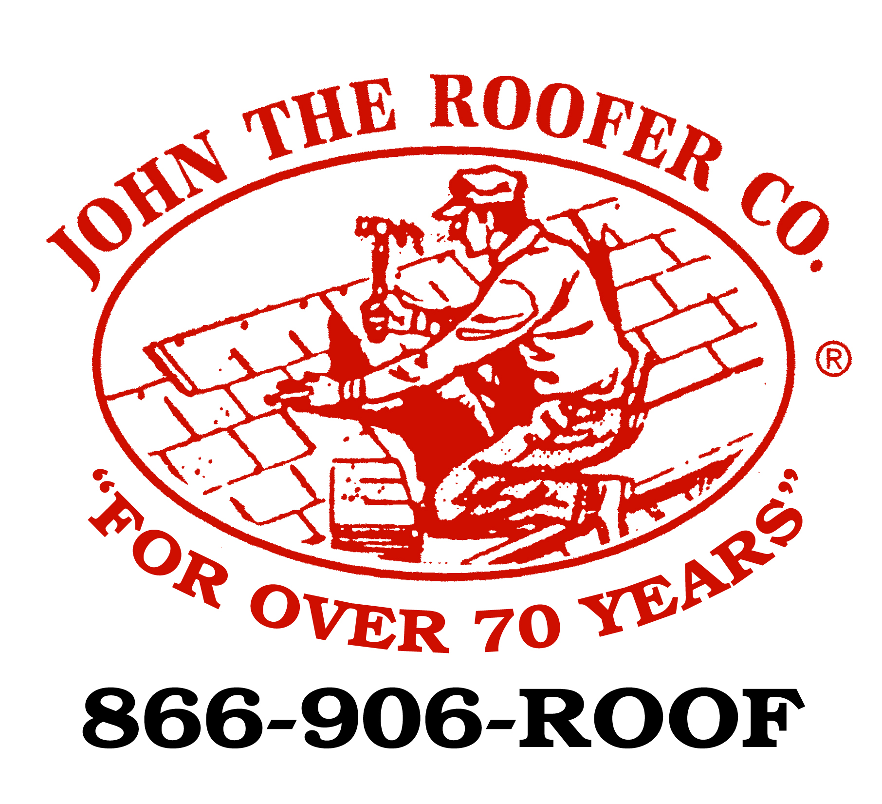 John the Roofer Logo w phone